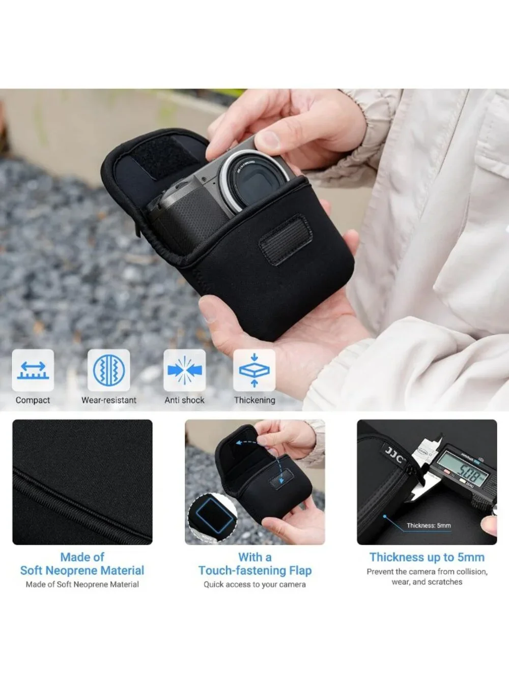 Compact Camera Case Pouch for EKTAR H35N PIXPRO FZ45 FZ55 - Durable & Stylish